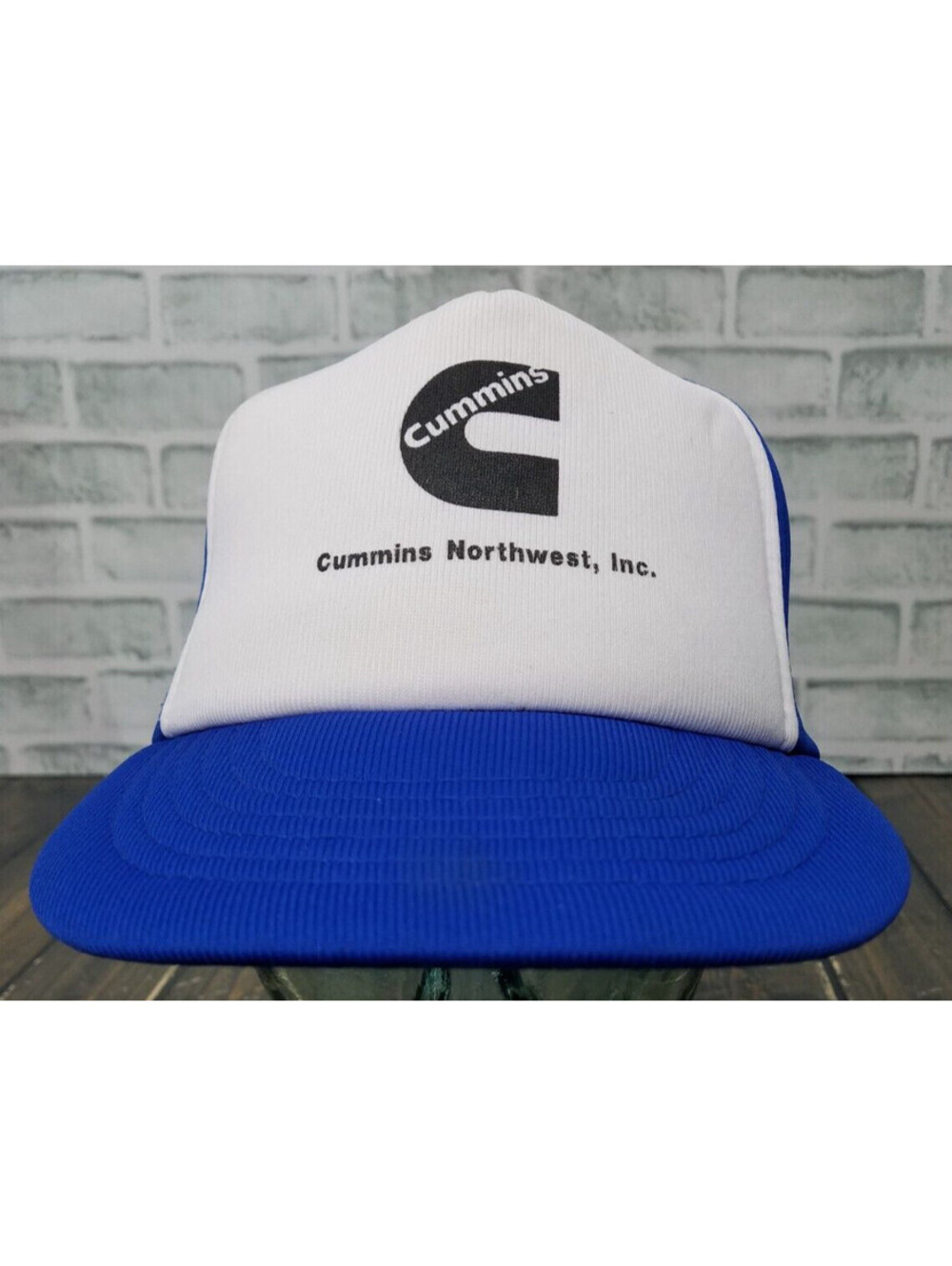 Vintage Cummins Northwest Inc Trucker Cap Hat BLUE Men's Adjustable Snapback